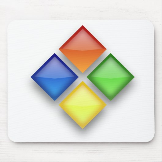 Windowsのダイヤモンド マウスパッド (正面)