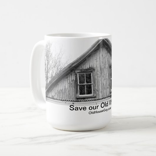 Windowsの私達の古いマグを救って下さい コーヒーマグカップ (正面左)