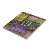 WindowsカラフルおよびBench Garden Decor タイル (側面)