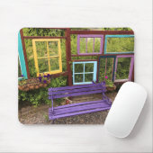 WindowsカラフルおよびBench Garden Decor マウスパッド (マウス)
