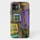 WindowsカラフルおよびBench Garden Decor Case-Mate iPhoneケース (裏面)