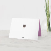 Windowsカードでの女の子の赤ちゃん動物の採用 カード (裏面)