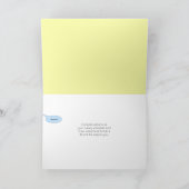 Windowsカードの採用男の赤ちゃん動物 カード (内部)