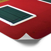 WindowsコレクショカラフルンのイタリアのBurano島 ポスター (角)