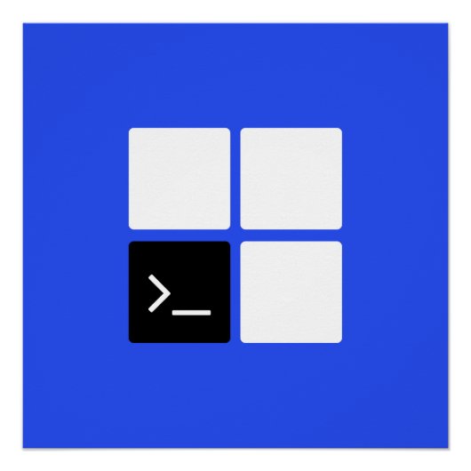 Windowsターミナル ポスター (正面)