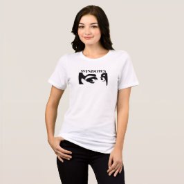 WindowsパロディTシャツ - 面白いグラフィックデザインの トライブレンドTシャツ