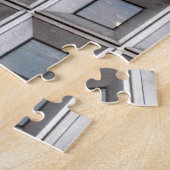 'Windows抽象芸術'ジグソーパズル ジグソーパズル (側面)