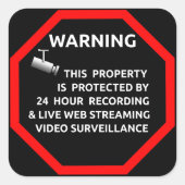 Windows用プロセラーセキュリティステッカー スクエアシール (正面)