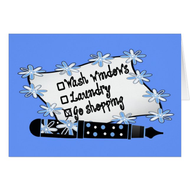 Windows、洗濯またはショッピング! (正面横)