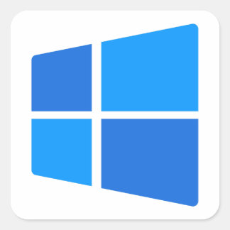 Windows 11ロゴ スクエアシール