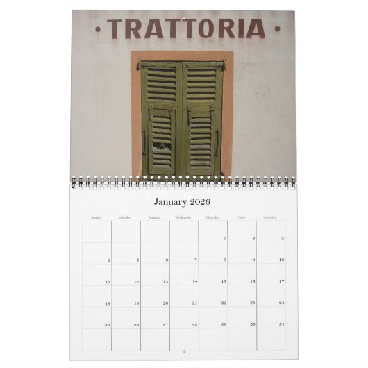 windows 2025 カレンダー (1月 2026)