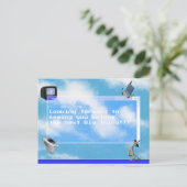 Windows 95コンピュータのテーマを探す ポストカード (スタンド正面)