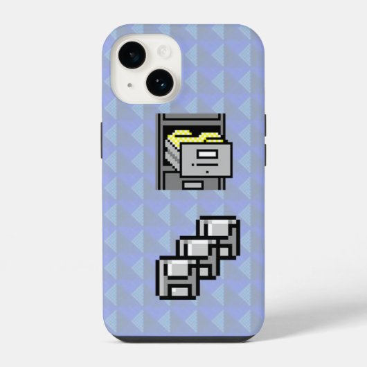 Windows 95 コンピューターテーマ iPhoneケース (裏面)