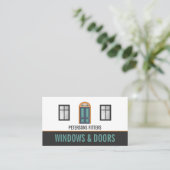 Windows & Doors、Window & Door Fitter Company 名刺 (スタンド正面)