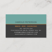 Windows & Doors、Window & Door Fitter Company 名刺 (裏面)