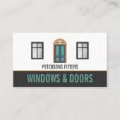 Windows & Doors、Window & Door Fitter Company 名刺 (正面)