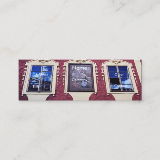 Windows Iの建築 スキニー名刺 (正面)