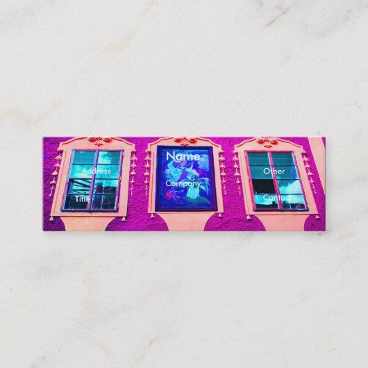 Windows IIの建築 スキニー名刺 (正面)