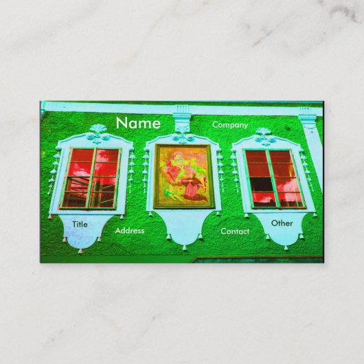 Windows IIIの建築 名刺 (正面)