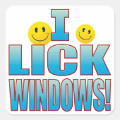 Windows Life Bをクリック スクエアシール (正面)