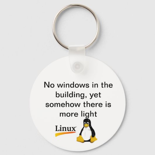 Windows Linuxなし キーホルダー (正面)