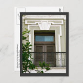 Windows of Old San Juan, Puerto Rico ポストカード (正面/裏面)