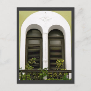 Windows of Old San Juan, Puerto Rico ポストカード