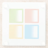 Windows OS マイクロソフト ガラスコースター (裏面)