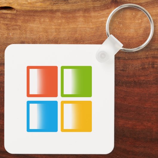 Windows OS マイクロソフト キーホルダー (裏面)