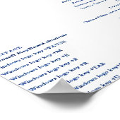 Windows Vistaキーボードショートカット鍵 ポスター (角)