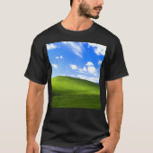 Windows Xpの背景 Tシャツ (正面)