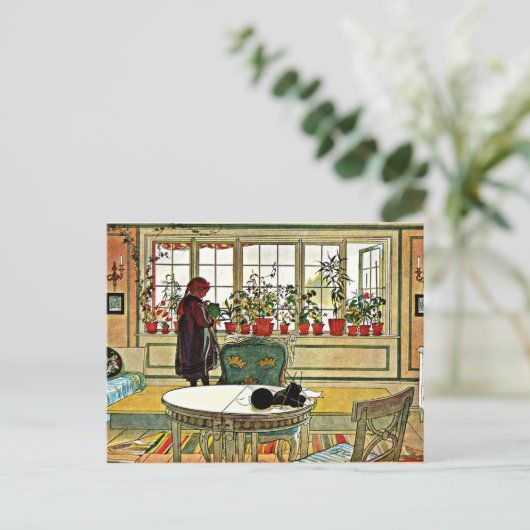 Windowsillのフラワー絵画ズ(2014 edit) ポストカード (スタンド正面)