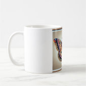 Windowwinged moth 121024IREF249 - Watercolor コーヒーマグカップ (左)