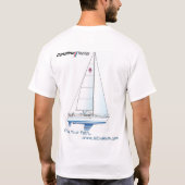 WindPath Catalina 350のTシャツ Tシャツ (裏面)