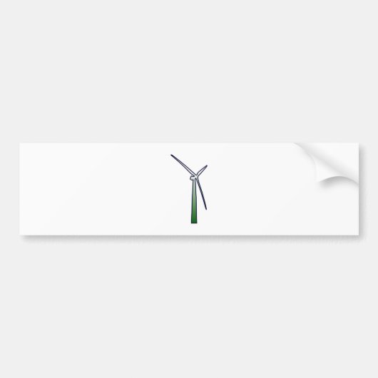 Windrad wind generator wheel バンパーステッカー (正面)