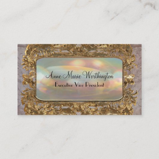 Windreamerシックでエレガントな3.5" x 2"プロフェッショナル 名刺 (正面)