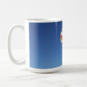 Windriderの余りに熱気の気球のマグ コーヒーマグカップ (左)