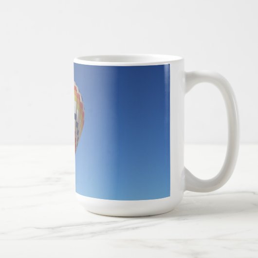 Windriderの余りに熱気の気球のマグ コーヒーマグカップ (右)