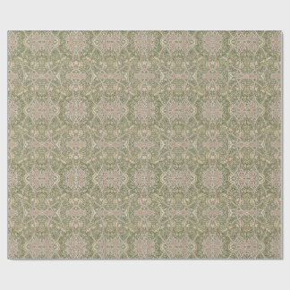 Windrush Olive フローラル ヴィンテージ ギフト包装紙 ラッピングペーパー