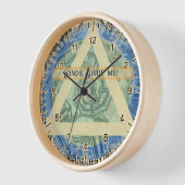 Winds Guide Me Air Symbol 壁時計 (傾斜)