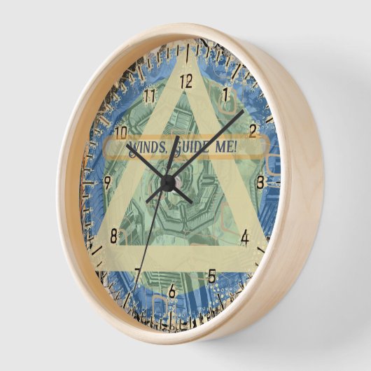 Winds Guide Me Air Symbol 壁時計 (傾斜)