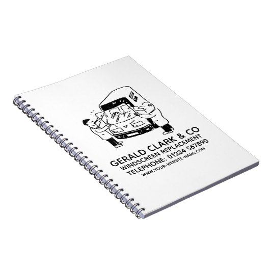 Windscreen Replacement & Repair Notebook ノートブック (右側)