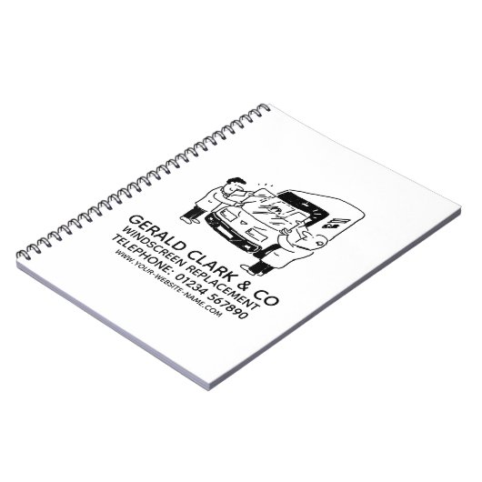 Windscreen Replacement & Repair Notebook ノートブック (左側)