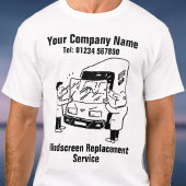 Windscreen Replacement Service Cartoon Tシャツ
