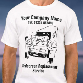 Windscreen Replacement Service Cartoon Tシャツ