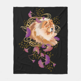 WINDSONGバージョン2 – チョウフリースブランケット フリースブランケット