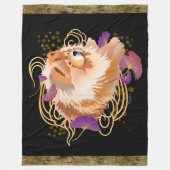 WINDSONG – チョウフリースブランケット- 3サイズ フリースブランケット (正面)