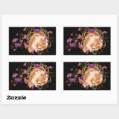 WINDSONG - Chow正方形ステッカー 長方形シール (シート)