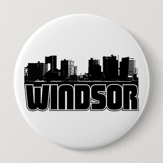 Windsorのスカイライン 缶バッジ (正面)