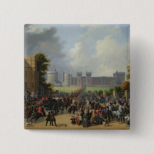 WindsorのルイPhilippeの到着 缶バッジ (正面)